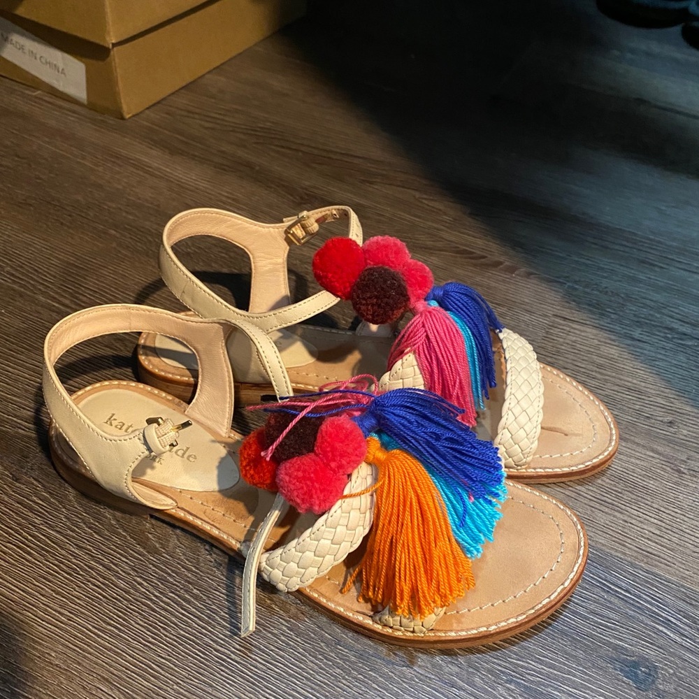 Kate Spade Sunset Tassel Strappy Sandal